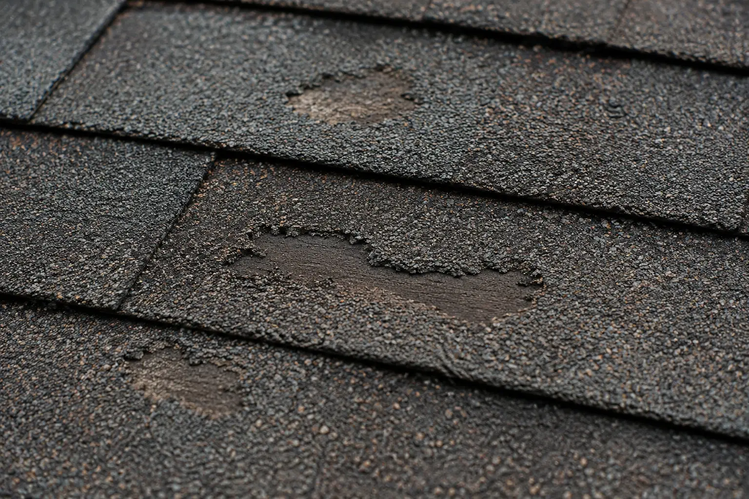 Damaged roof flashing documented for insurance claim support